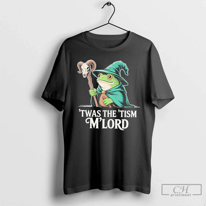 Frog Wizard Meme Twas Tism Mlord T Shirts Tee Retro Design
