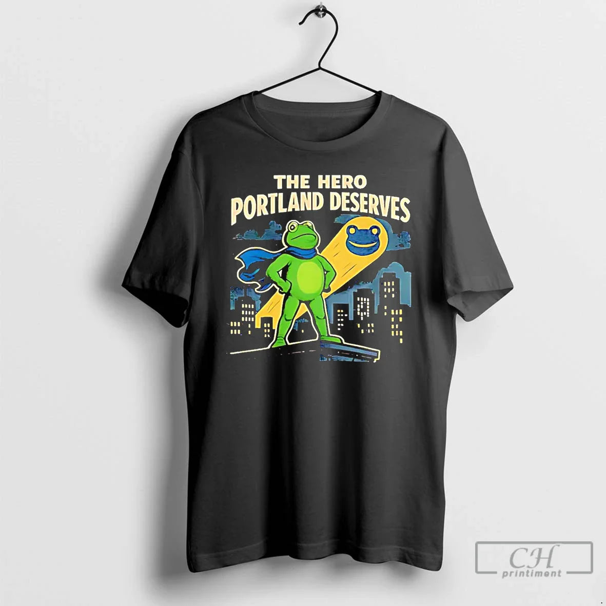 Frog Hero Portland Deserves T Shirts Long Sleeve Elegant Gift