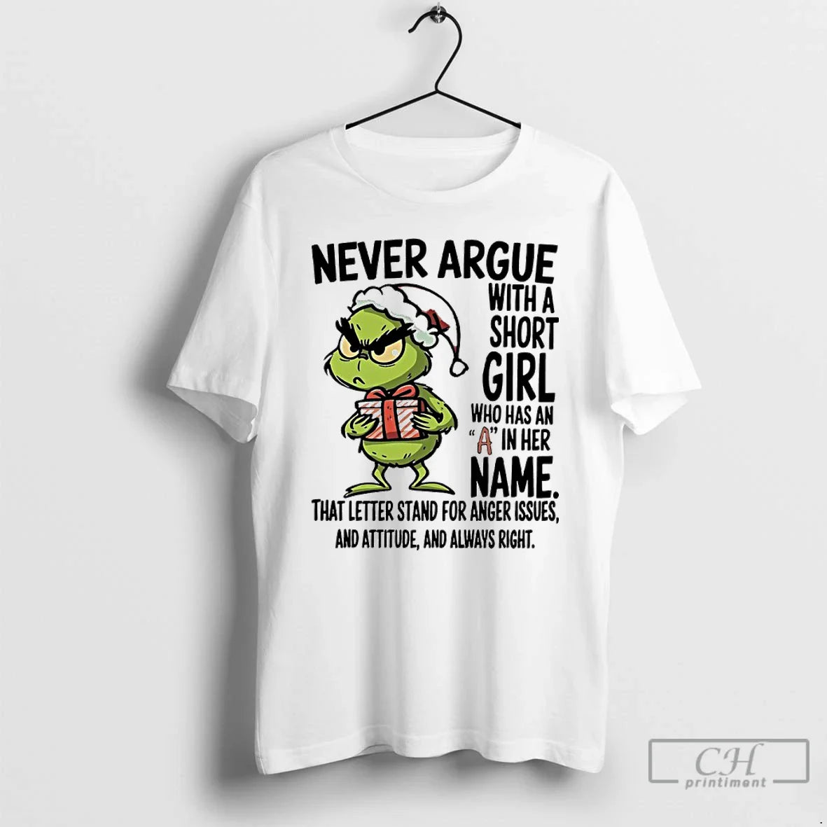 Grinch Never Argue Short Who Has Her Long Sleeve Unique Design