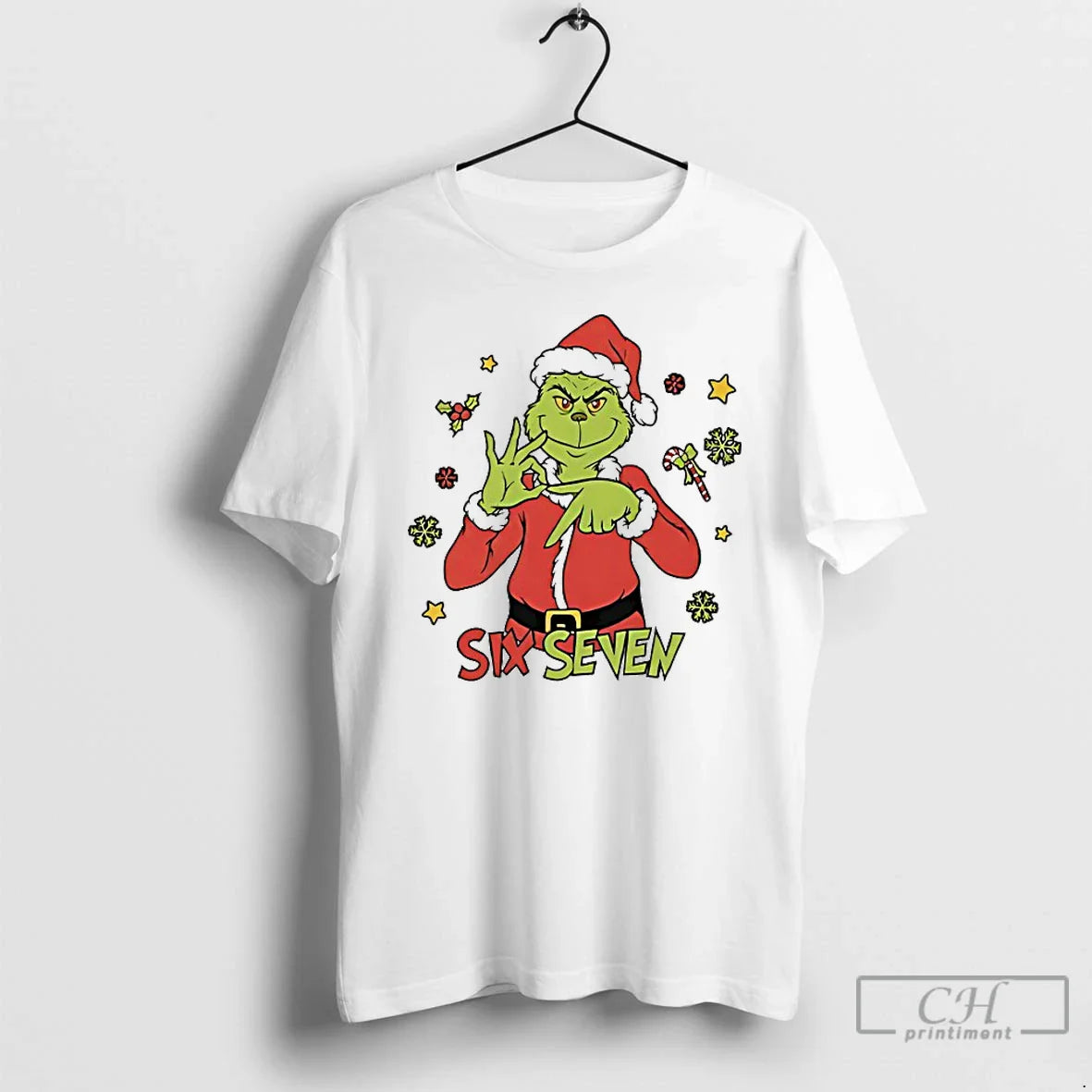 Grinch Six Seven 67 T Shirts Tee Unique Art