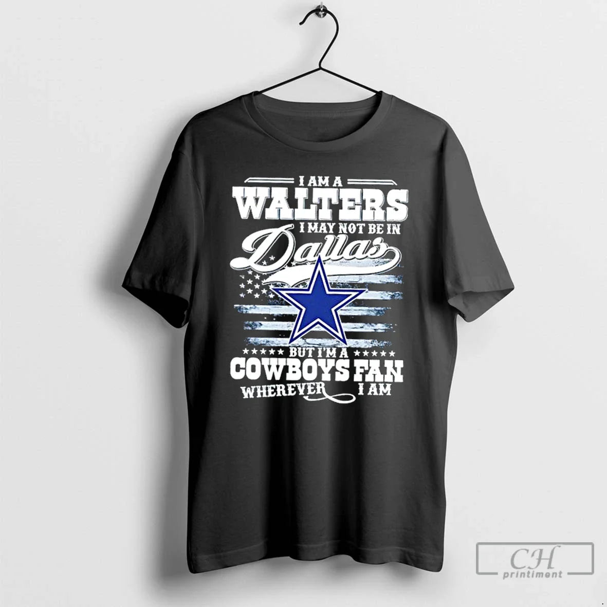 I Am Walters I May Not Be Dallas But Im Cowboys Hoodie Retro Apparel