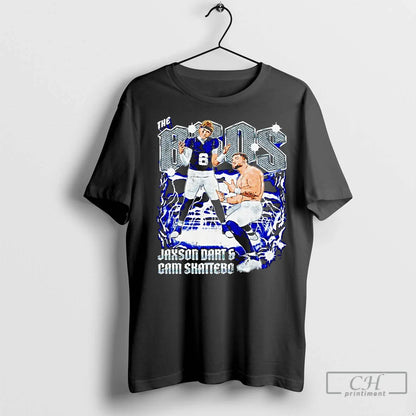 Jaxson Dart And Cam Skattebo Bros Dancing Tank Top Authentic Apparel