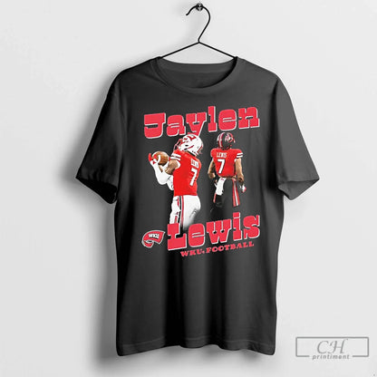 Jaylen Lewis 90S Portrait Wku Football Long Sleeve Unique Apparel