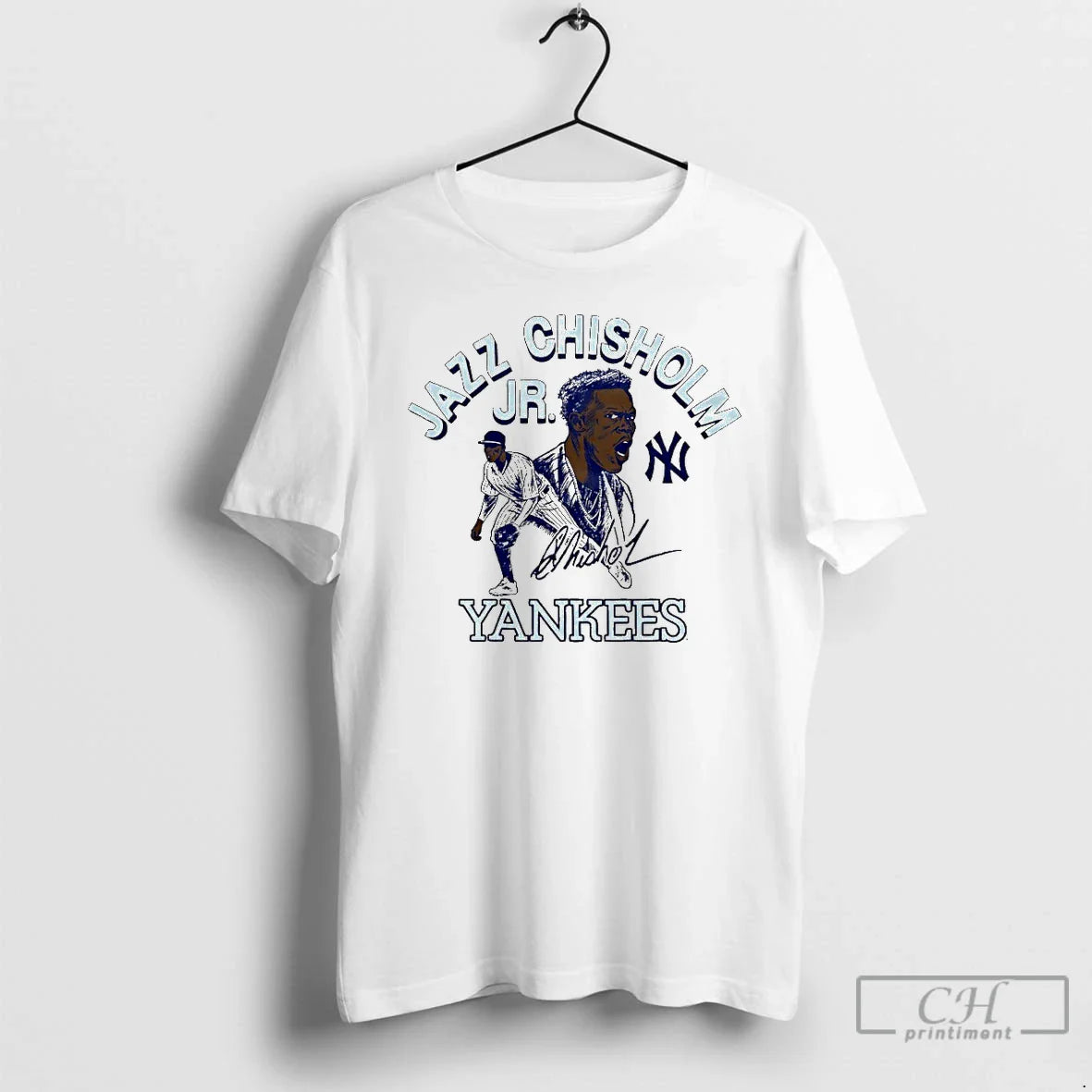 Jazz Chisholm Jr 13 New York Yankees Signature T Shirts Tee Unique