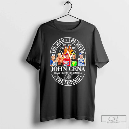 John Cena Myth Legend 2001 2025 24 Years Thank You Tank Top Elegant