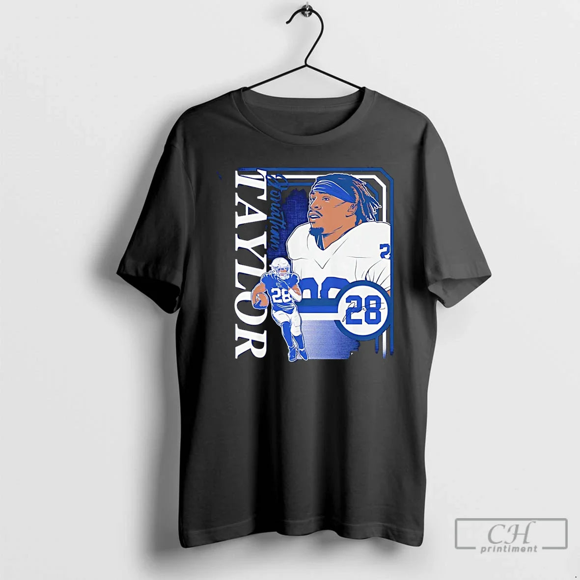 Jonathan Taylor Indianapolis Colts Collage Frame Signature T Shirts