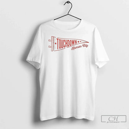 Kansas City Touchdown Flag Shirt Exclusive Design