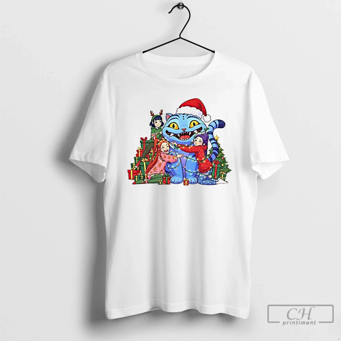 Kpop Demon Hunters Tiger Kpop Movie Merry T Shirts Tee Exclusive