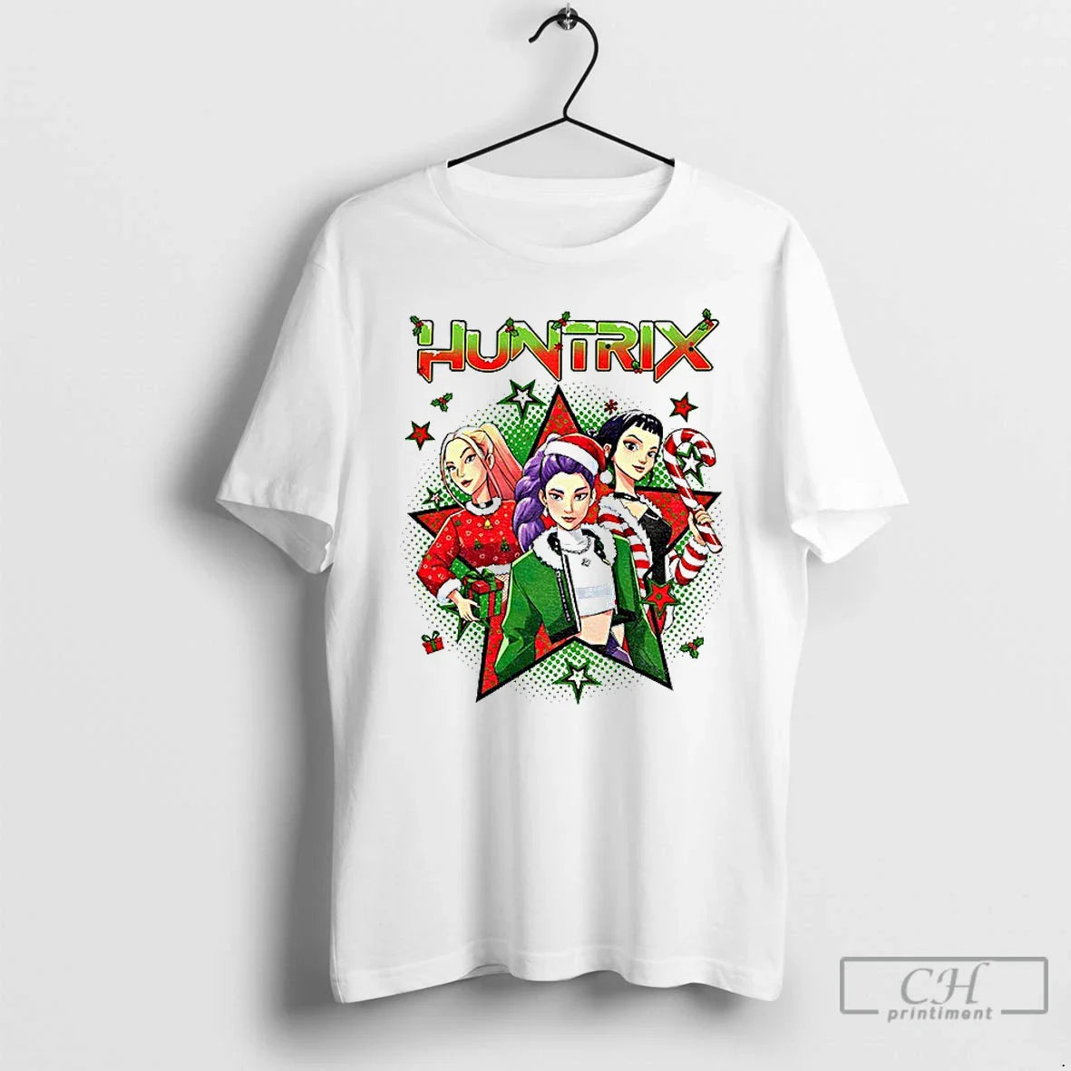 Kpop Huntrix Kpop Demon Hunter Saja Anime T Shirts TShirt Designer