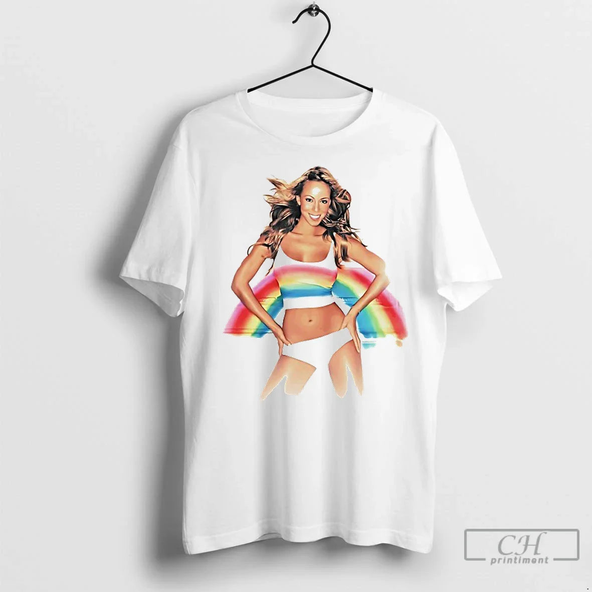 Mariah Carey Rainbow Album TShirt Premium Merch