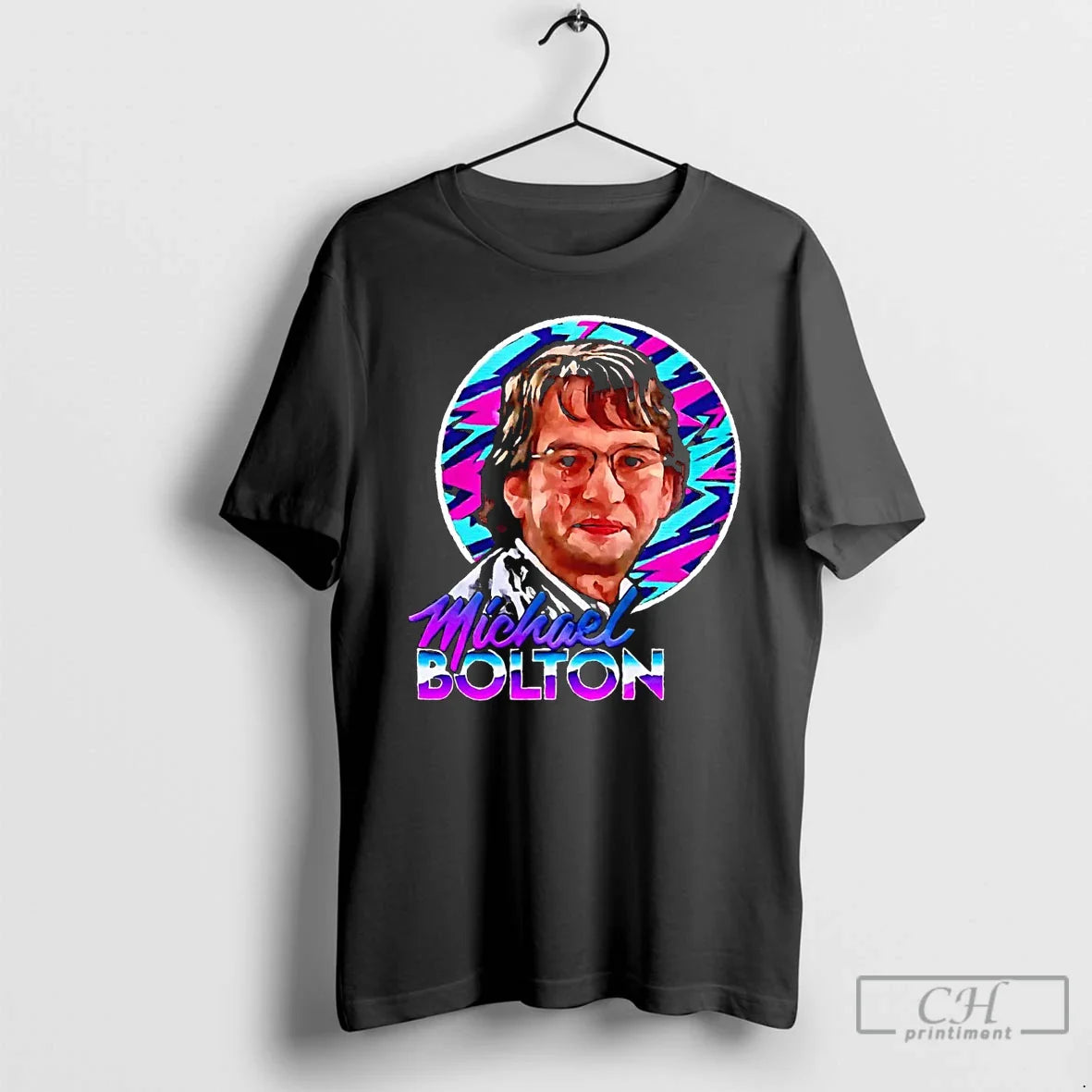 Michael Bolton Portrait T Shirts Tank Top Retro Design