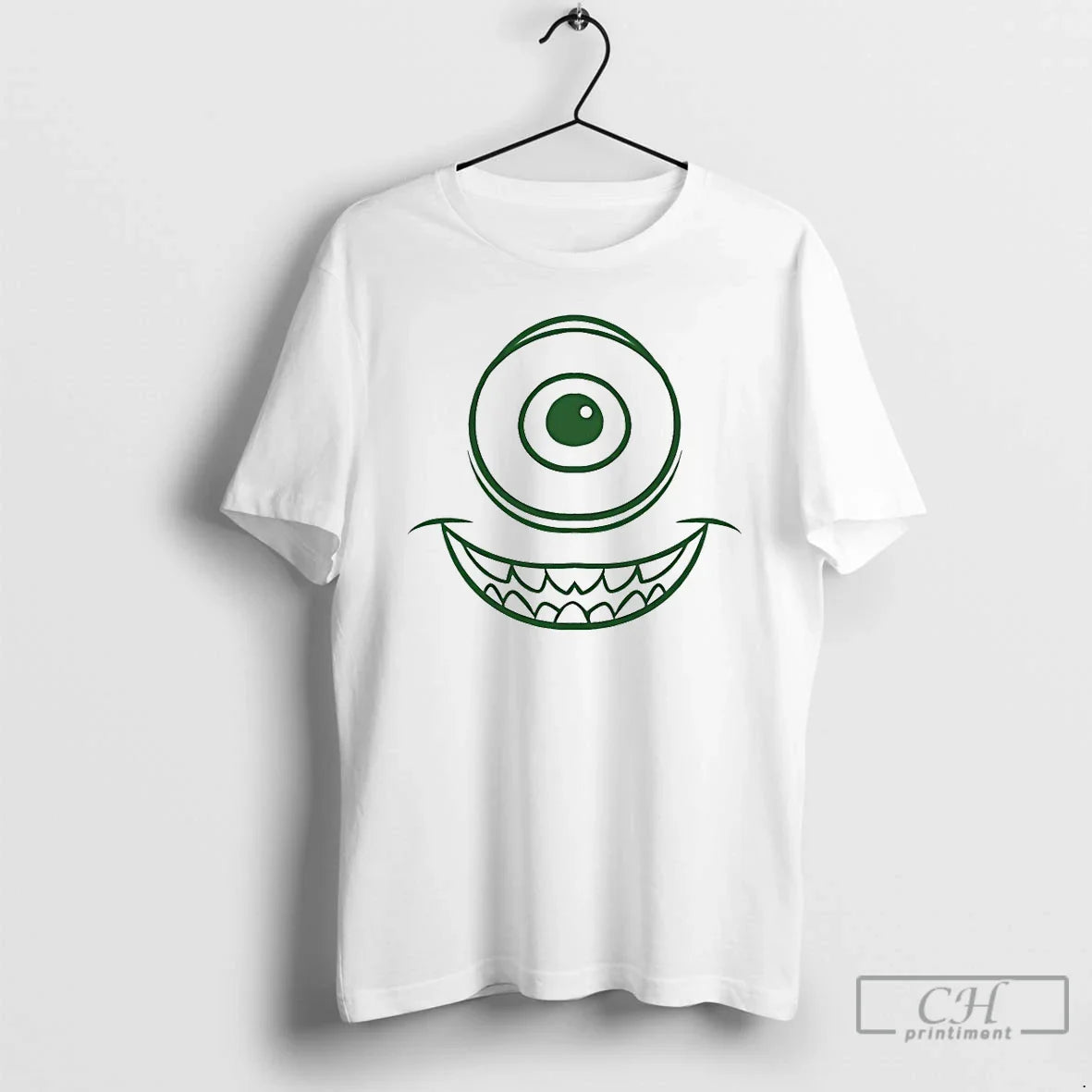 Mike Wazowski Face T Shirts Tank Top Elegant Art