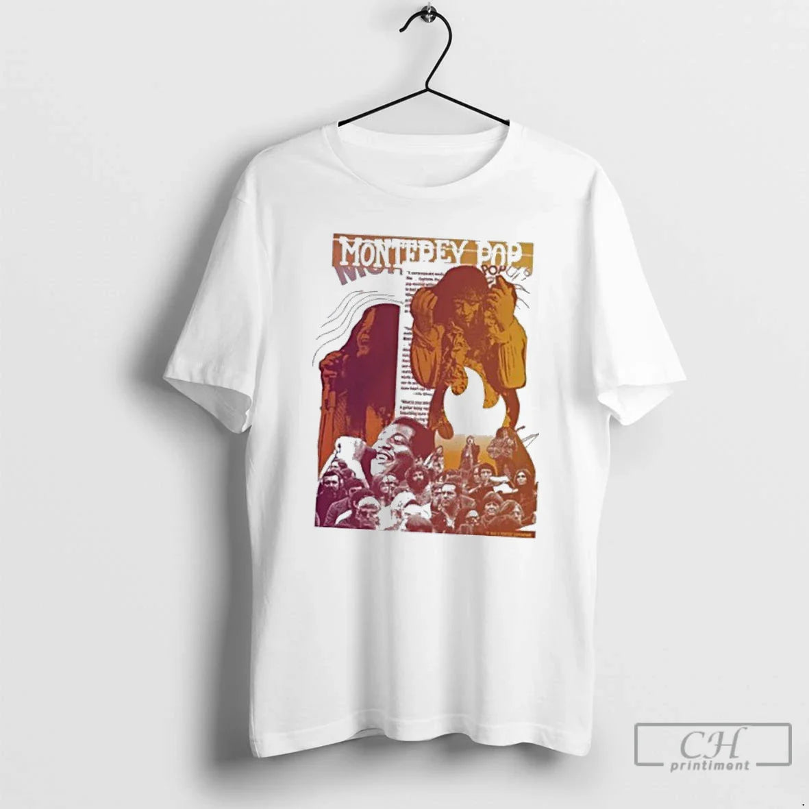 Monterey Pop This Is Love Crowd T Shirts Long Sleeve Vintage Design