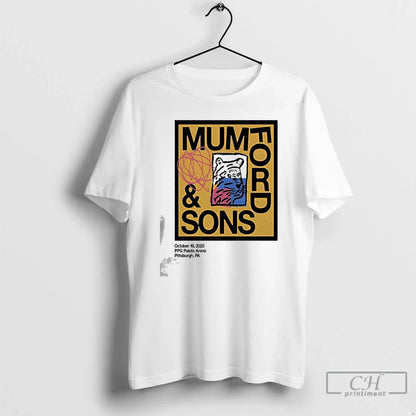 Mumford And Sons Pittsburgh Pa October 19 2025 T Shirts Hoodie