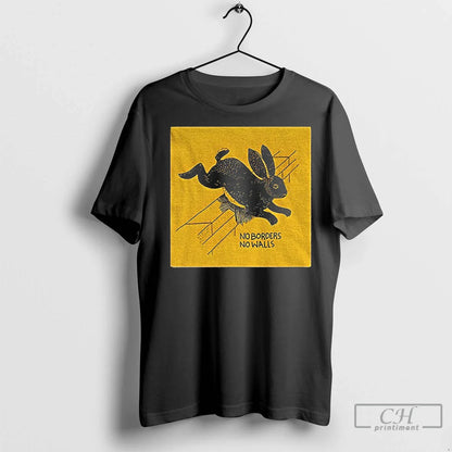 No Borders No Walls Bunny Long Sleeve Vintage Apparel