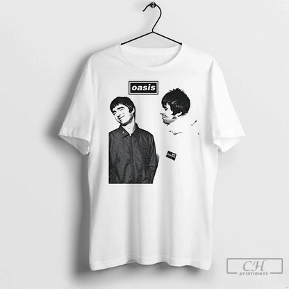 Noel Vs Liam Gallagher Oasis Band TShirt Unique Fashion
