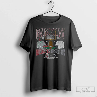 Ohio State Vs Penn State 2025 Gameday Football Matchup T Shirts
