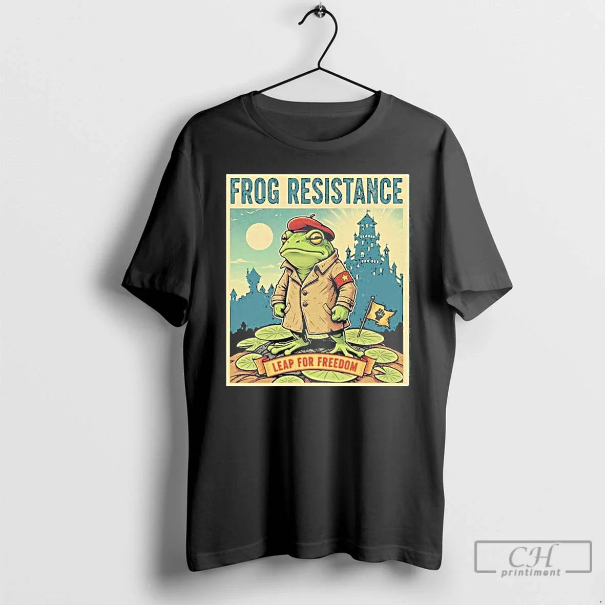 Portland Frog Resistance Leap Freedom T Shirts Tee Exclusive Gift