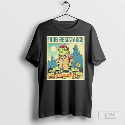 Portland Frog Resistance Leap Freedom T Shirts Tee Exclusive Gift