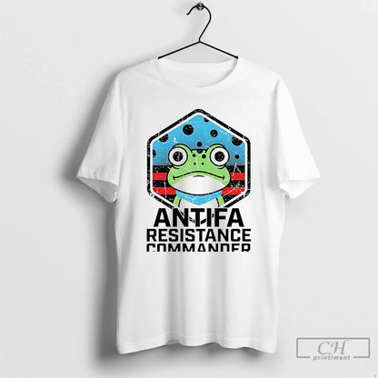 Portland Frog Antifa Resistance Commander T Shirts Sweatshirt