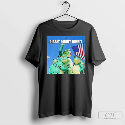 Portland Frog Ribbit Protest Trump Assassination Parody T Shirts