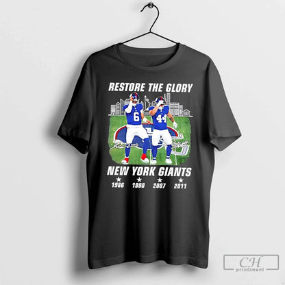 Restore Glory New York Giants Jaxson Dart And Cam Skattebo Dance