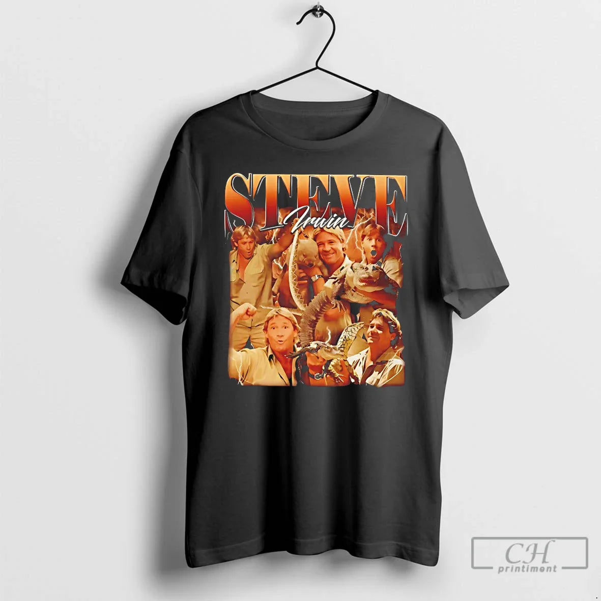 Rhea Ripley Steve Irwin T Shirts Hoodie Retro Art