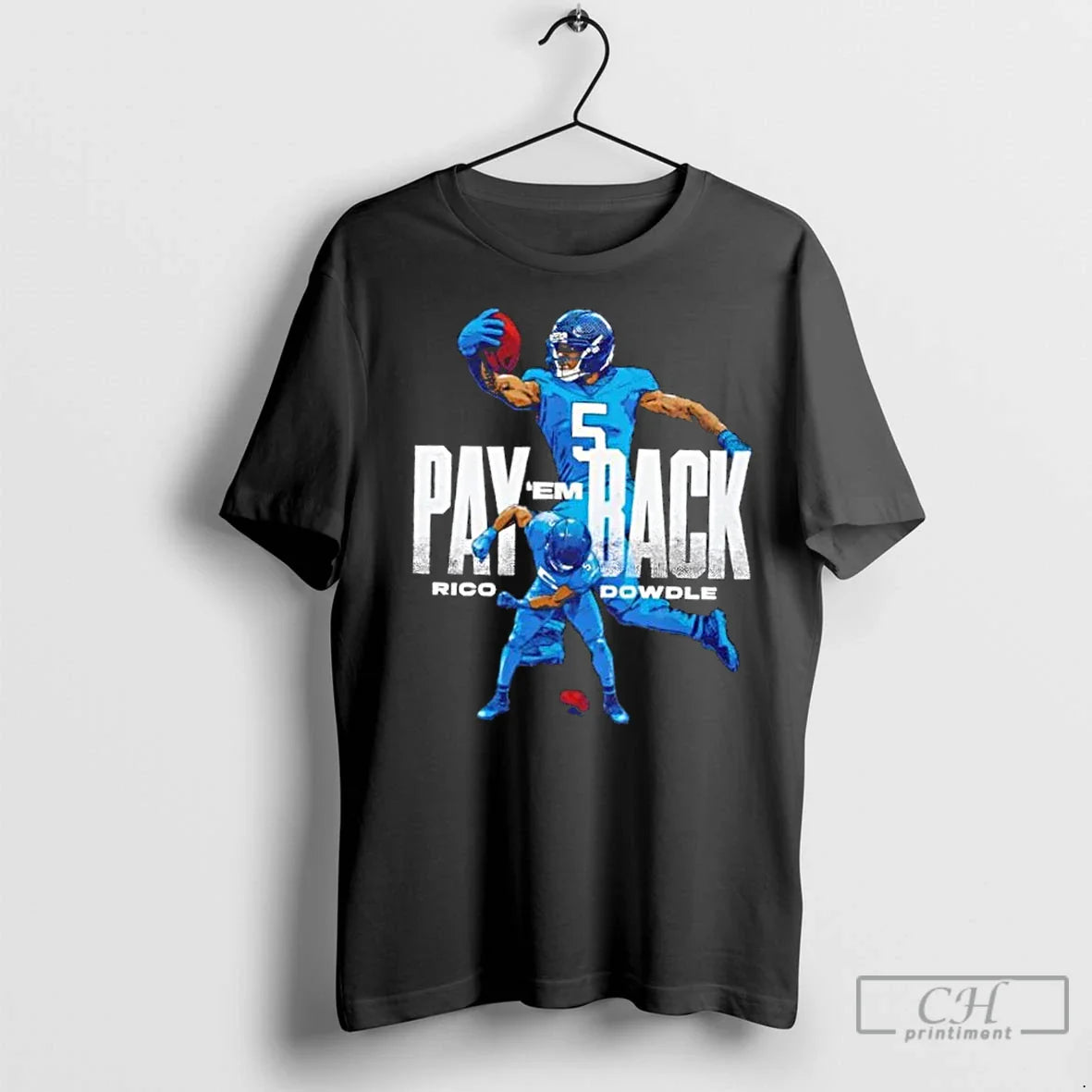 Rico Dowdle Carolina Panthers Pay Em Back Sweatshirt Authentic Fashion