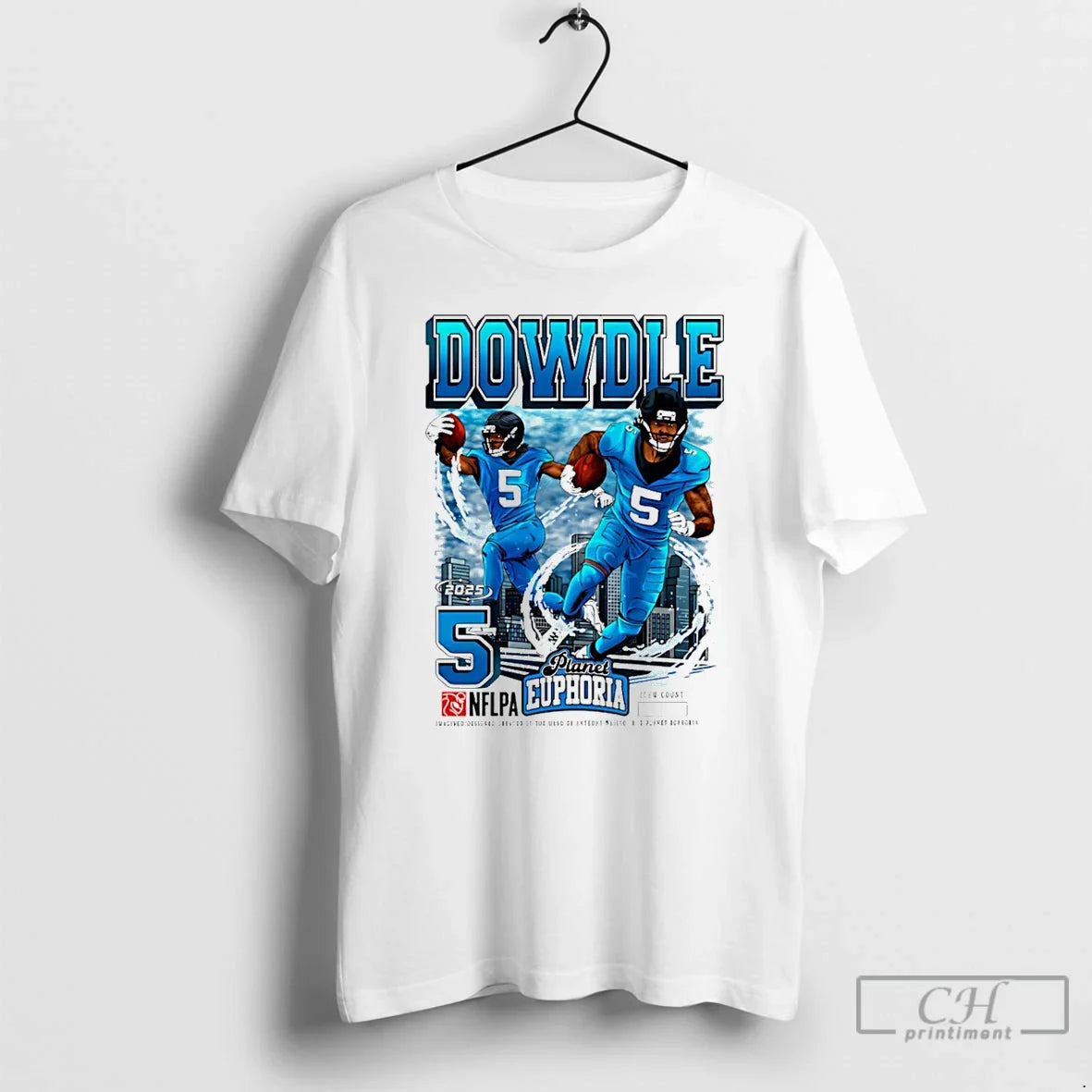 Rico Dowdle Carolina Panthers Player Comic T Shirts Sweatshirt