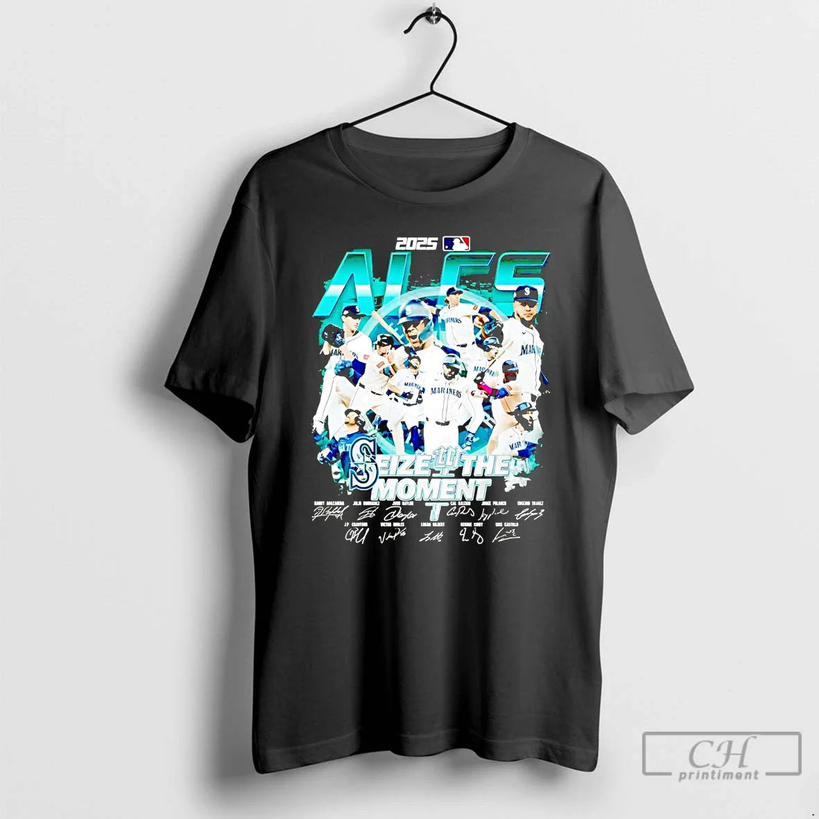 Seattle Mariners 2025 Alcs Seize Moment T T Shirts Tee Modern Design