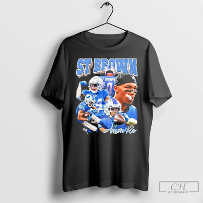 St Brown Amon Ra Player T Shirts Hoodie Premium Collection