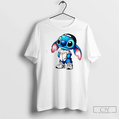 Stitch Wearing Baltimore Orioles Hip Hop TShirt Vintage Apparel