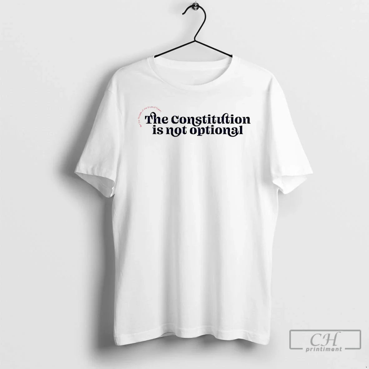 Constitution Is Not Optional Crew T Shirts TShirt Authentic Style