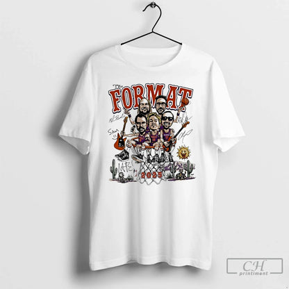 Format Phoenix 2025 Tour Signatures Caricature T Shirts Long Sleeve