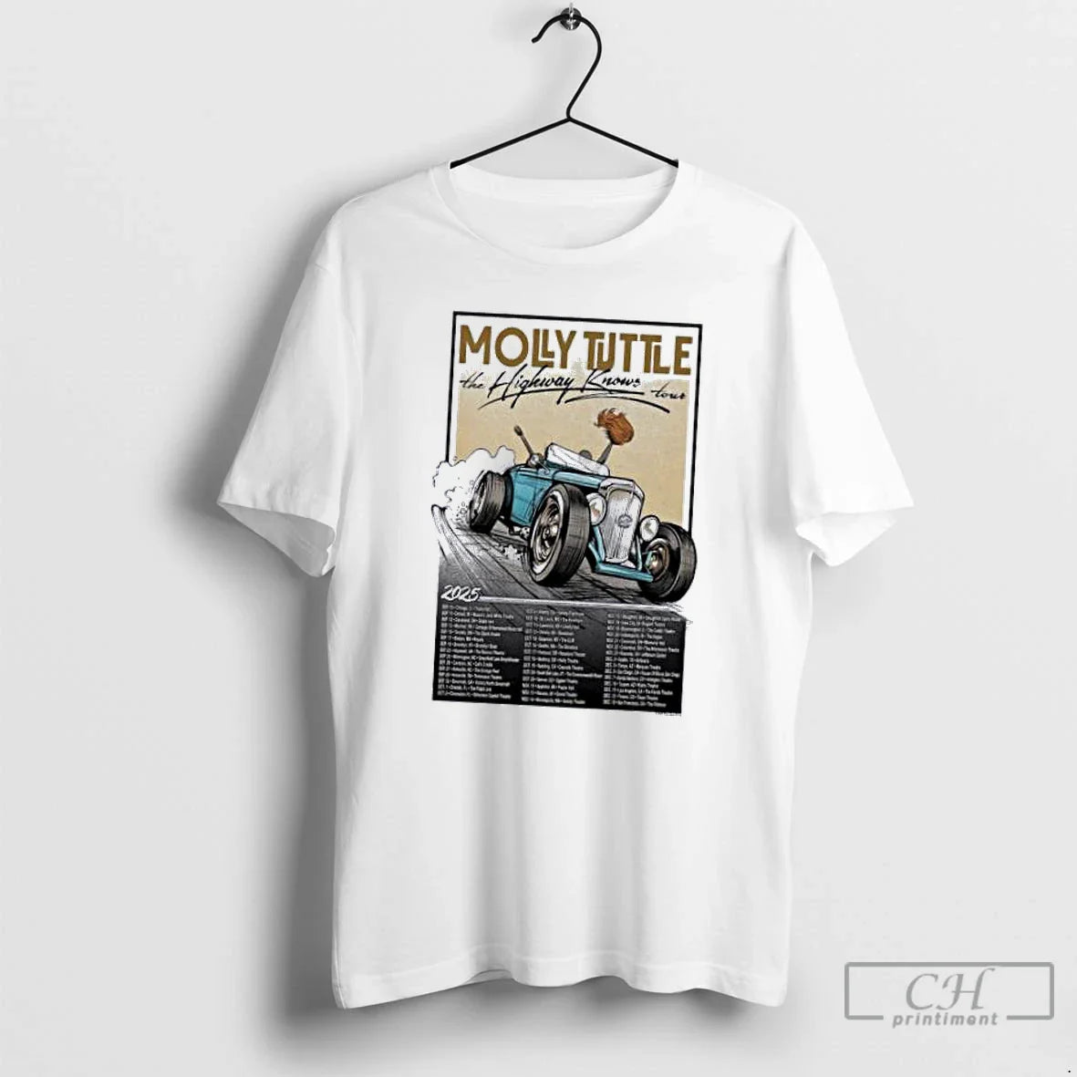Highway Knows Tour 2025 Molly Tuttle T Shirts Hoodie Stylish Outfit