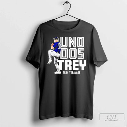 Trey Yesavage Toronto Blue Jays Uno Dos Trey Baseball T Shirts