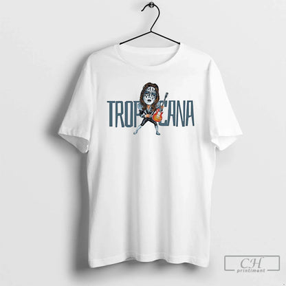 Tropicana Player Gitar T Shirts Tee Elegant Apparel
