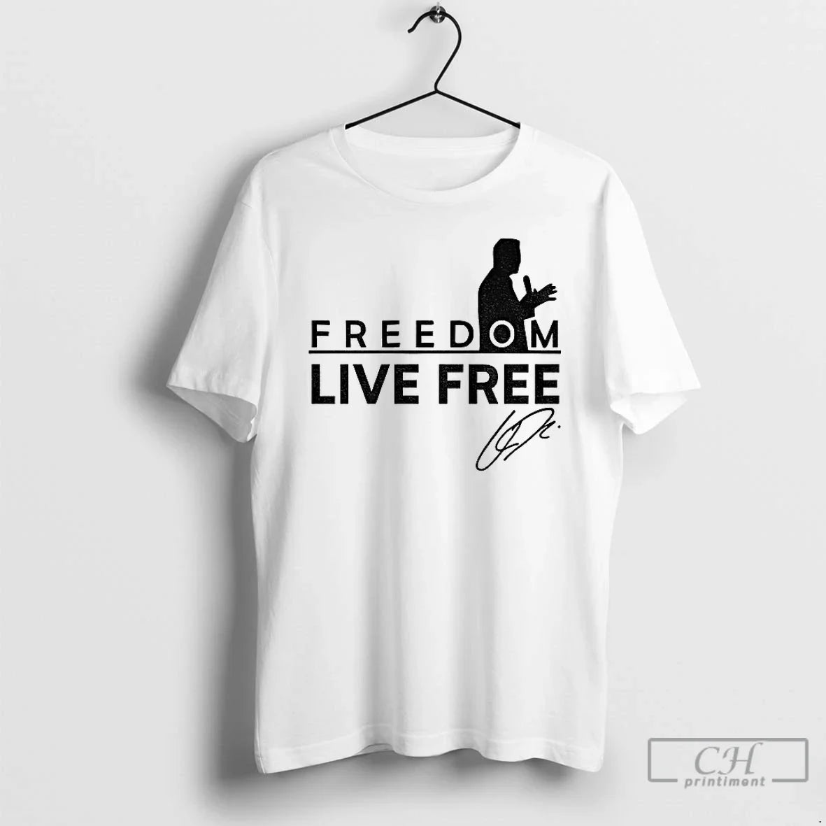 Turning Point Charlie Kirk Live Free Signed T Shirts Shirt Elegant