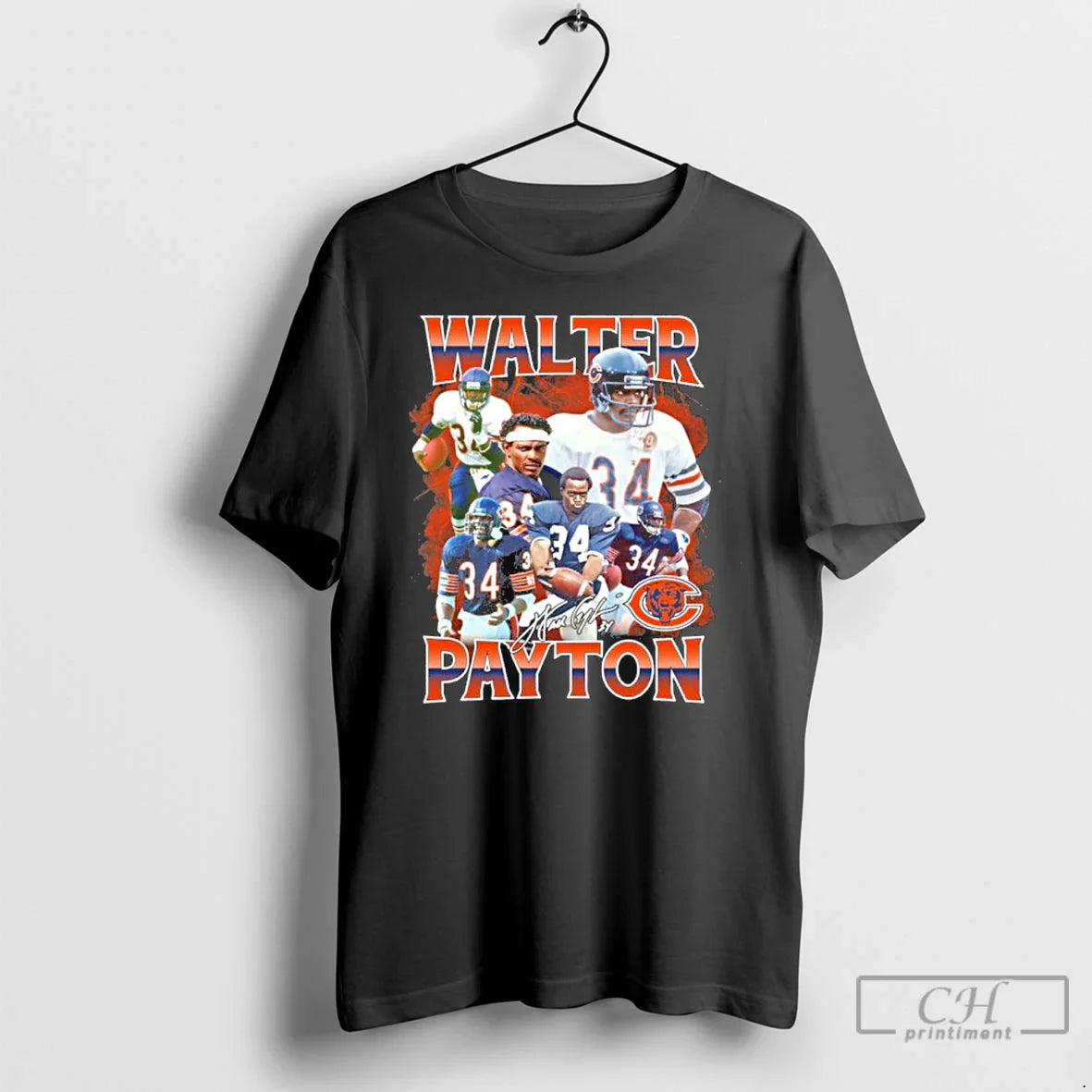 Walter 34 Player Payton Signature T Shirts TShirt Vintage Gift