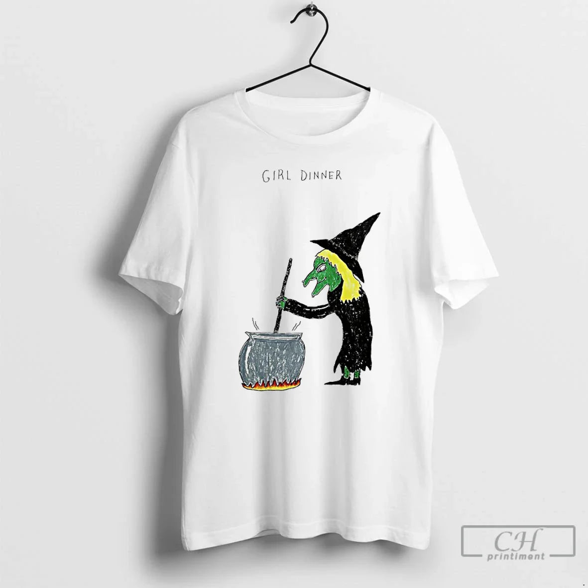 Witch Dinner Drawing T Shirts Hoodie Designer Design