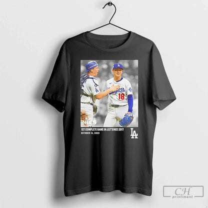 Yoshinobu Yamamoto 1St Complete Game Lcs Since 2017 T Shirts Hoodie