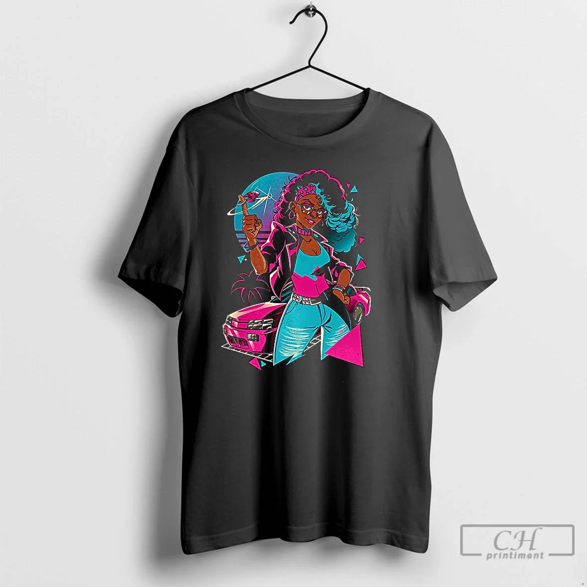 Your Rides Here Hold Car And Beach Synthwave T Shirts Shirt Retro