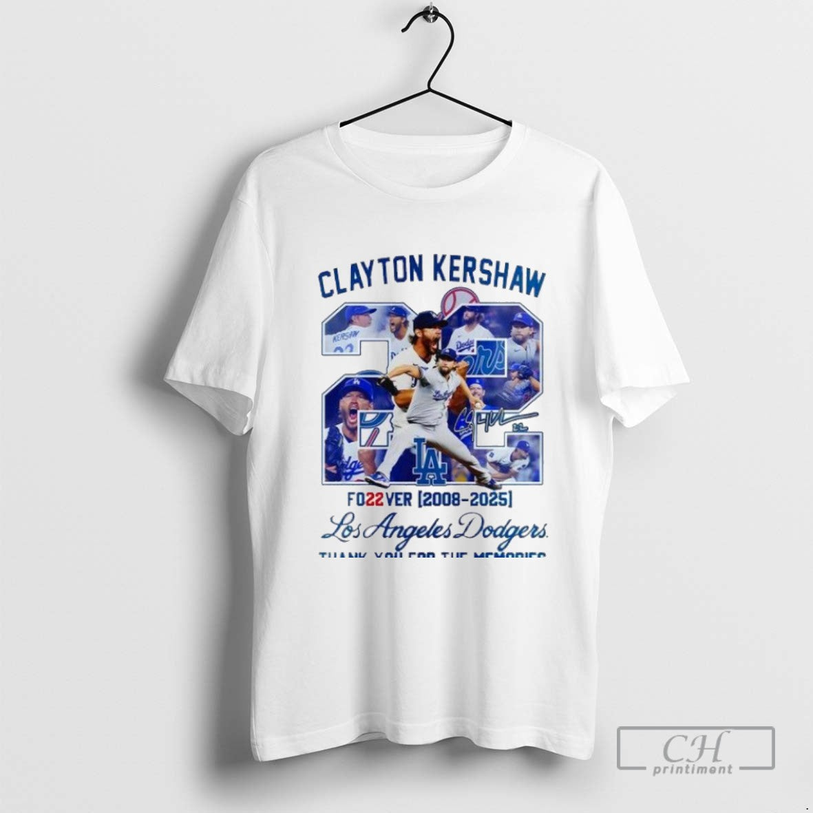 Clayton Kershaw Fo22Ver 2008 2025 Los Angeles Dodgers Thank You
