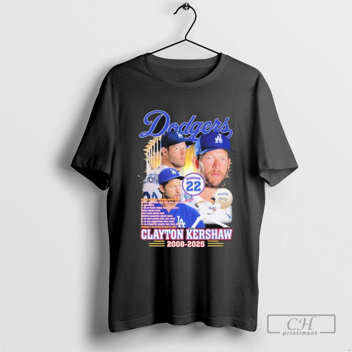 Clayton Kershaw Los Angeles Dodgers 2008 2025 Thank You Memories Long