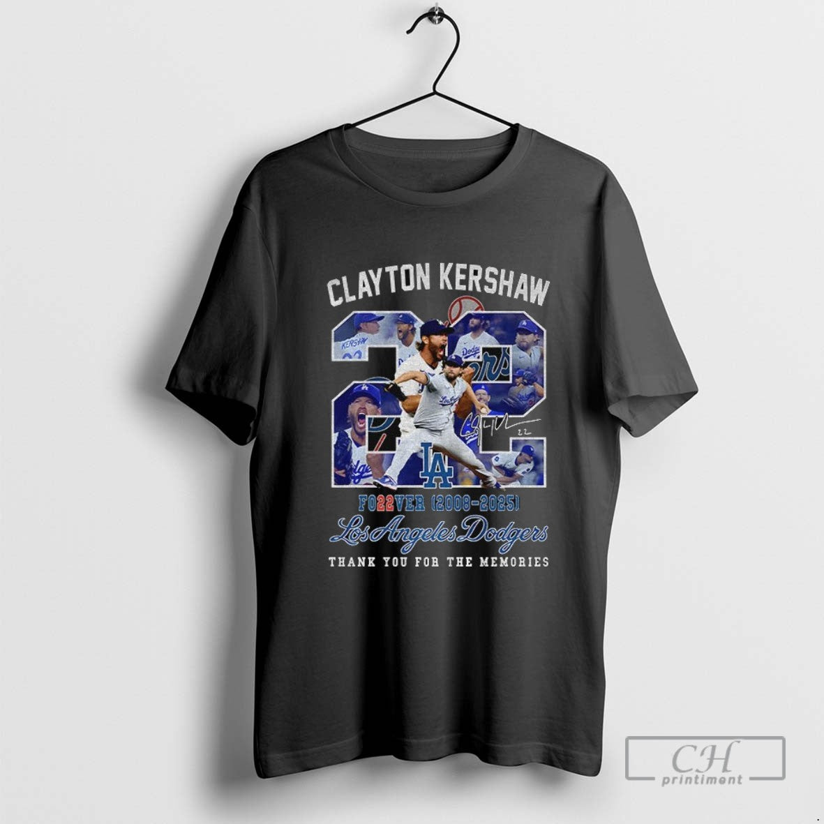 Clayton Kershaw Forever 22 Los Angeles Dodgers Baseball Legend