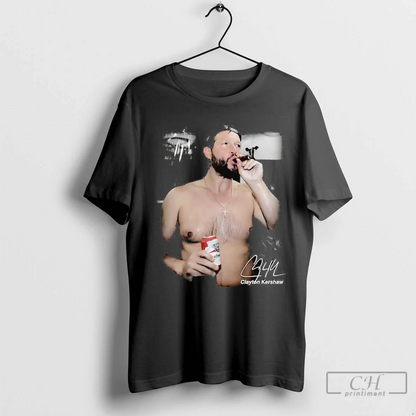 Clayton Kershaw Smokes Cigars Signature Long Sleeve Trendy Merch
