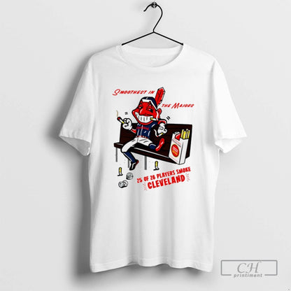 Cleveland Guardians Smoothest Majors 25 26 Players Smoke T Shirts