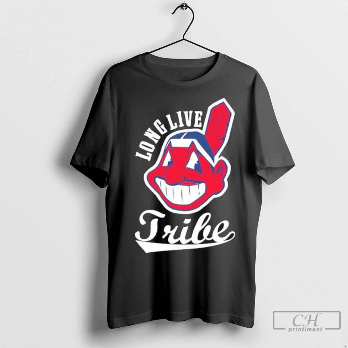 Cleveland Indians Long Live Tribe TShirt Classic Merch