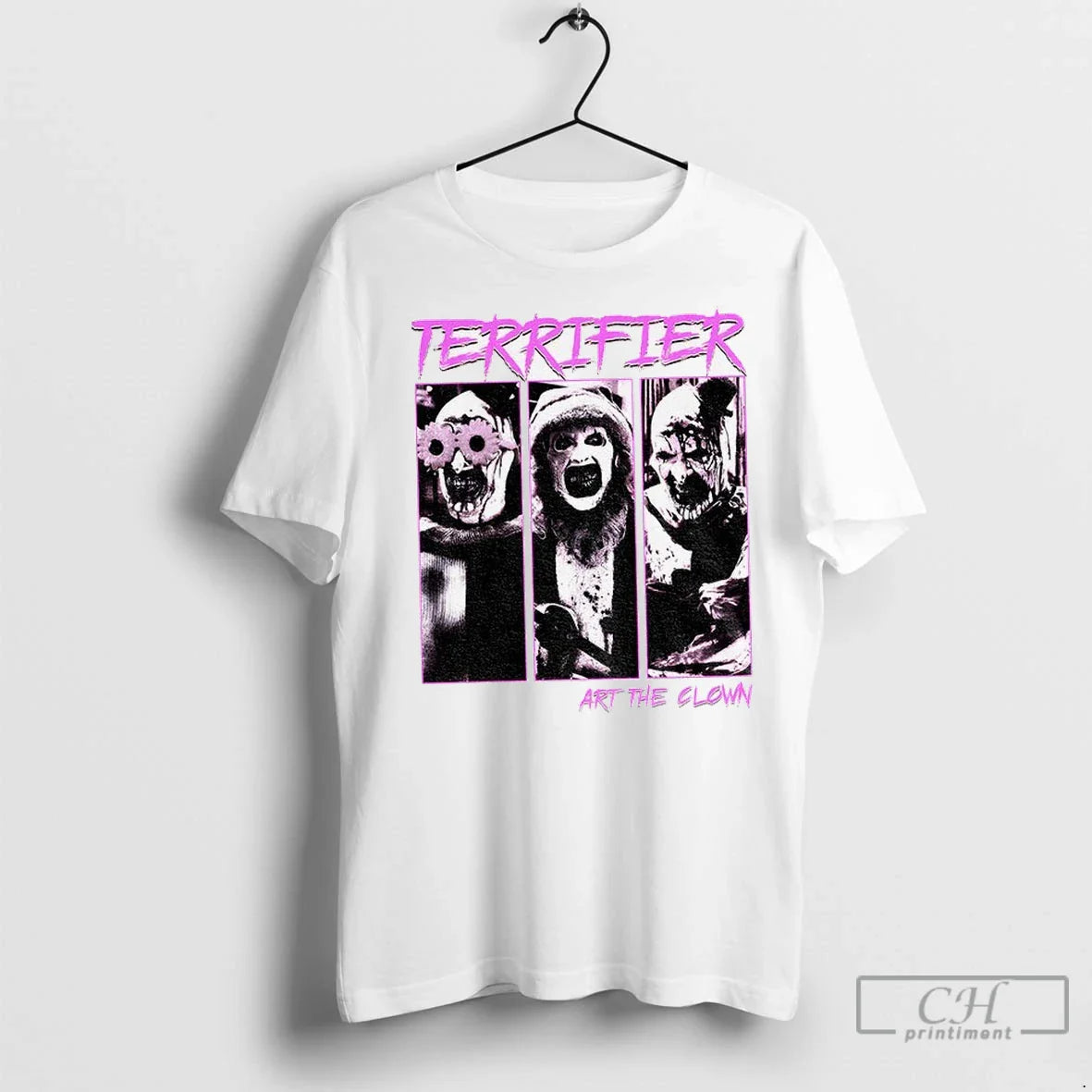 Clown Terrifier Art Clown Scary Horror Clown Spooky Halloween T