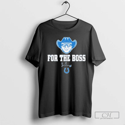 Coach Jim Irsay Boss Tee Premium Art
